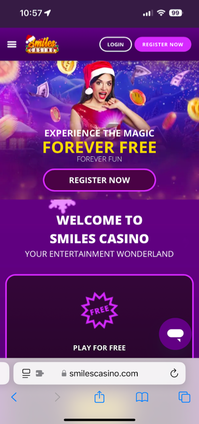 Smiles Casino Mobile App