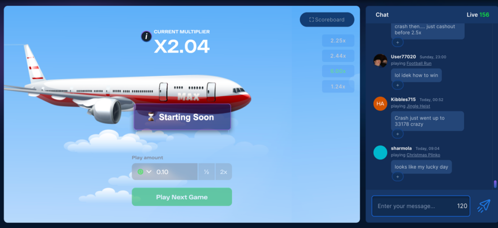 Zoot Casino 737 Max Game