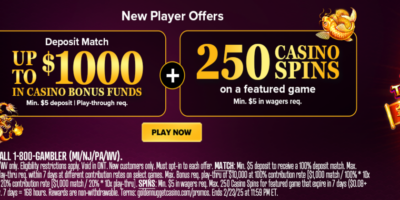Golden Nugget New Player Combo Offer