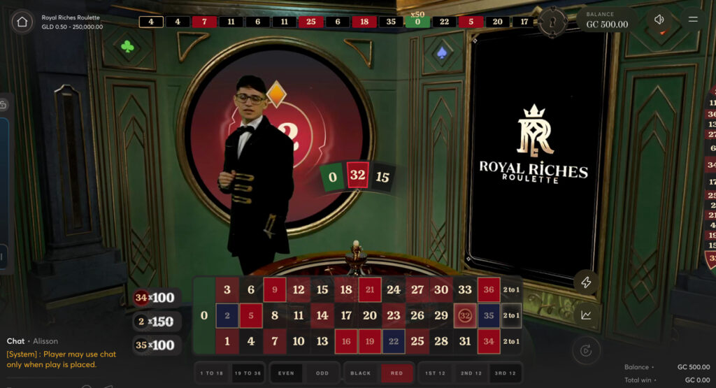 Legendz Casino Royal Riches Roulette