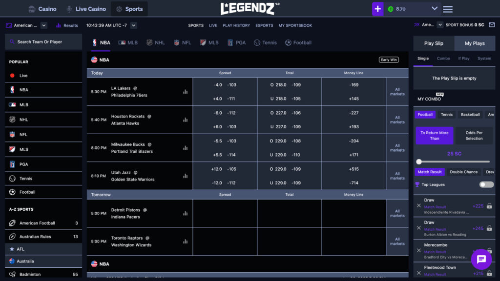 Legendz Sportsbook