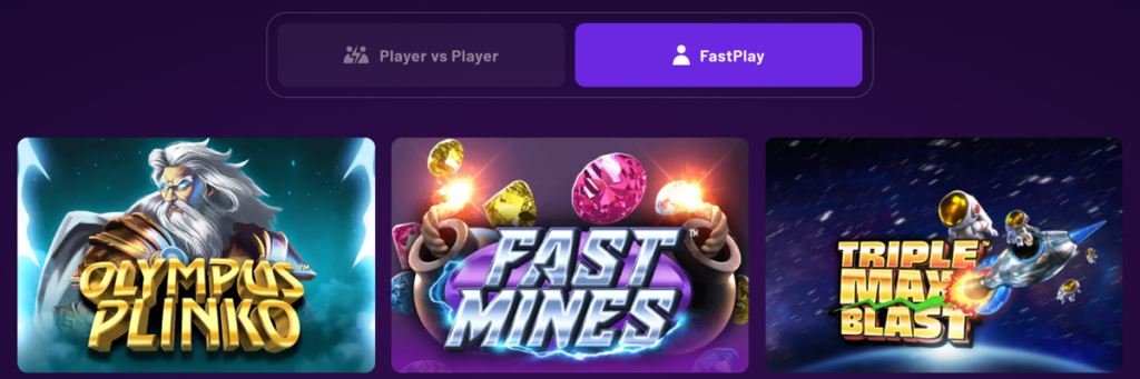 MaxQuest FastPlay Casino Games