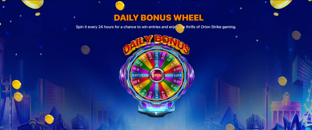 Orion Strike Daily Bonus Wheel