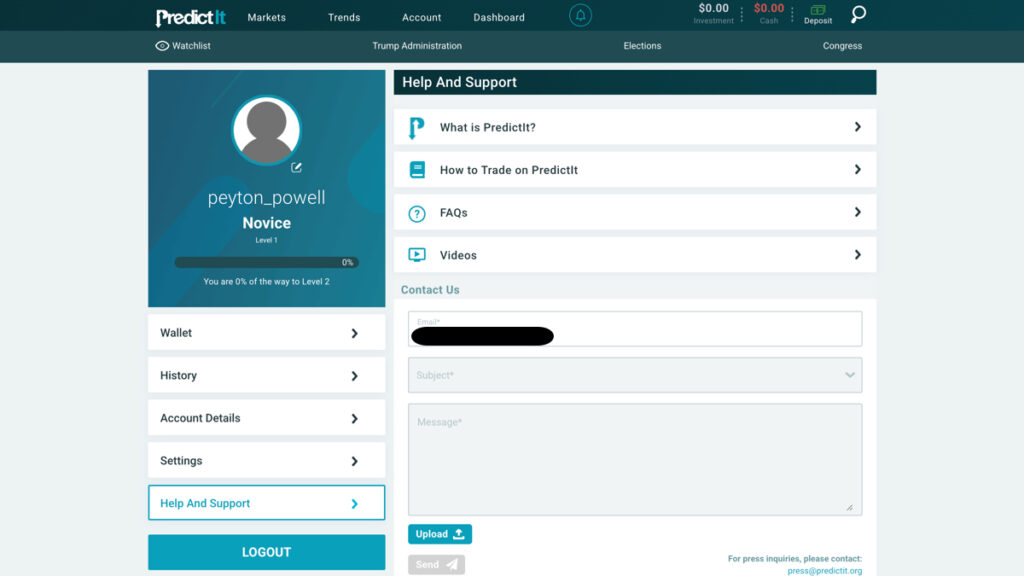 PredictIt Customer Support