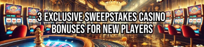 3 Exclusive Sweepstakes Casino Bonuses for New Players: Claim Free SC!