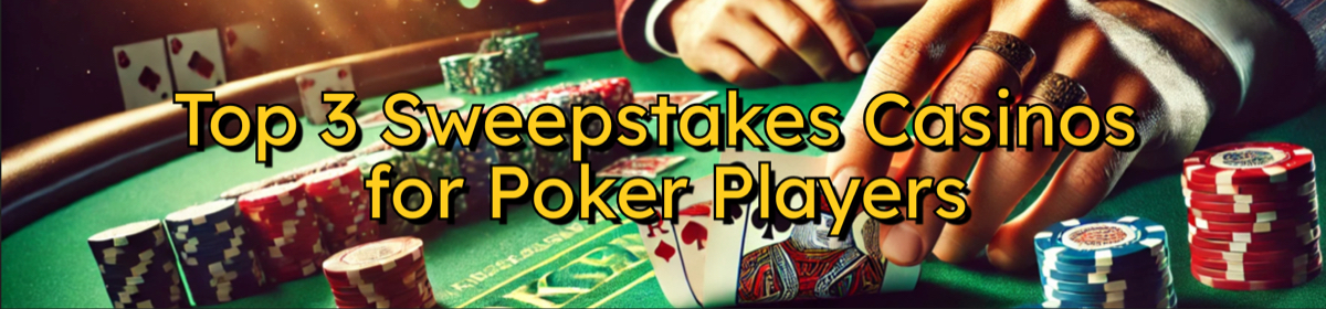 Top 3 Sweepstakes Casinos for Poker Players