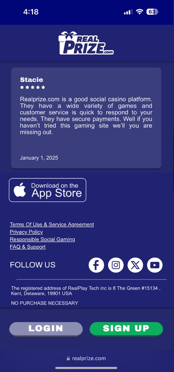 RealPrize Download Link