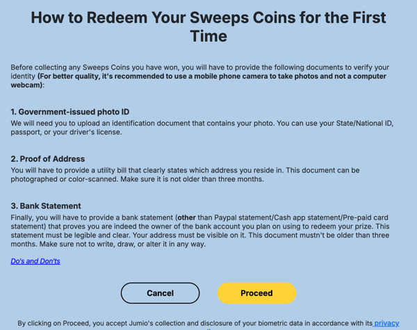 Zula Casino Verification