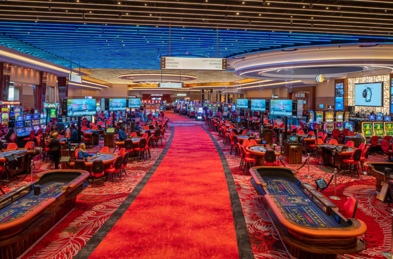 Casino floor at Southland Casino Hotel near the Tennessee border