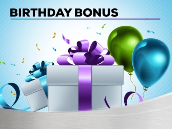 Birthday Bonus promotion at Silver Reef Casino Resort offering up to $100 in free play for members