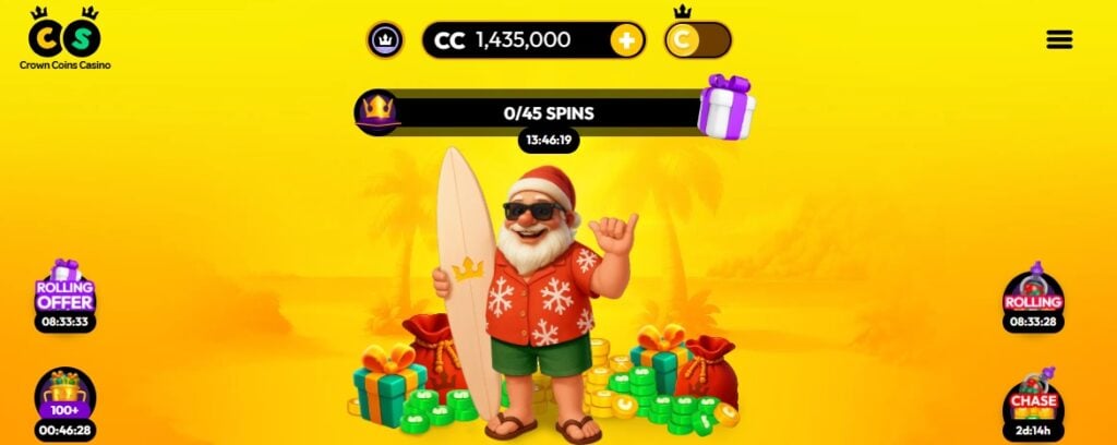 Exclusive spins on slots at Crown Coins Casino