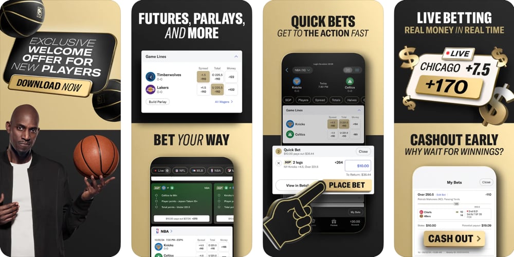 BetMGM Sportsbook preview in the Apple App Store