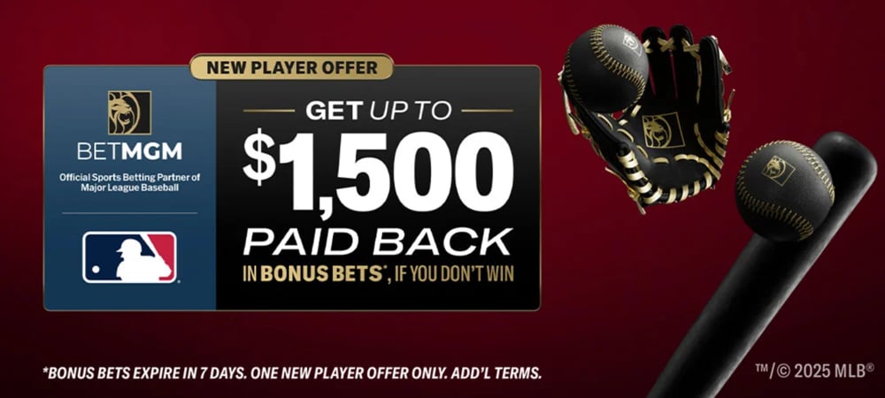 $1,500 New Player Offer at BetMGM Sportsbook