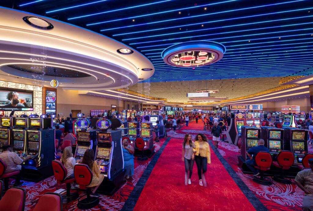 Slot machines and table games at Southland Casino Hotel near Memphis, Tennessee