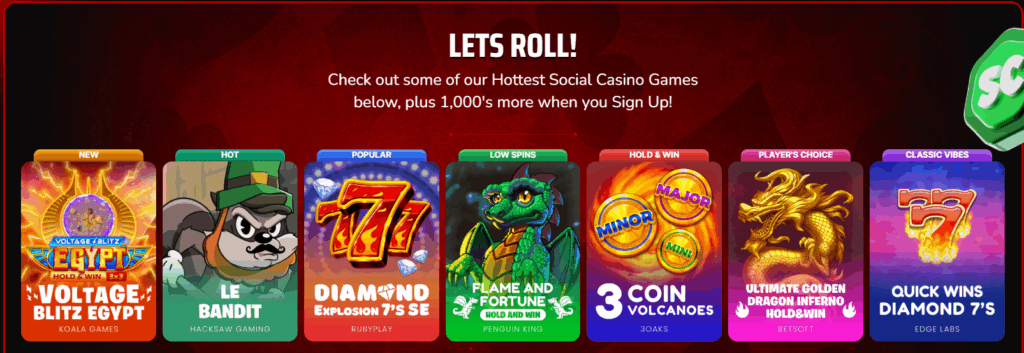 rolla casino slot games