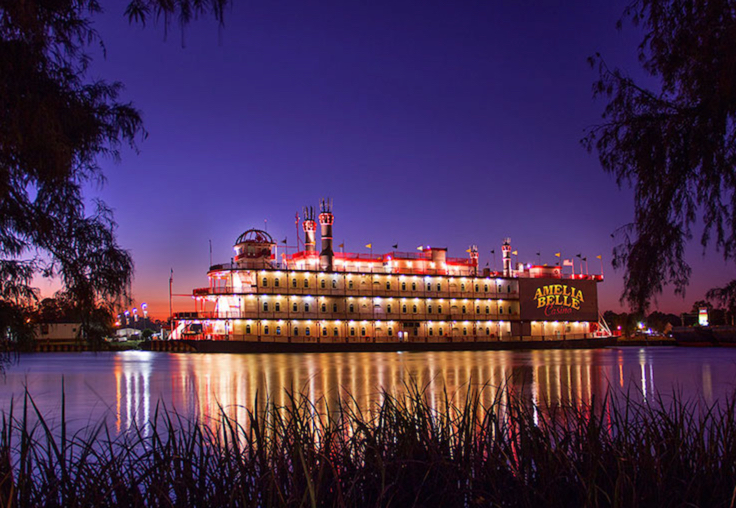 Amelia Belle riverboat casino on the water in Louisiana