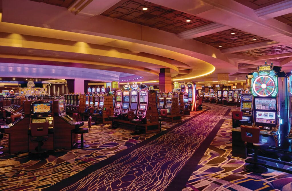 Casino floor at Michigan's MGM Grand Detroit
