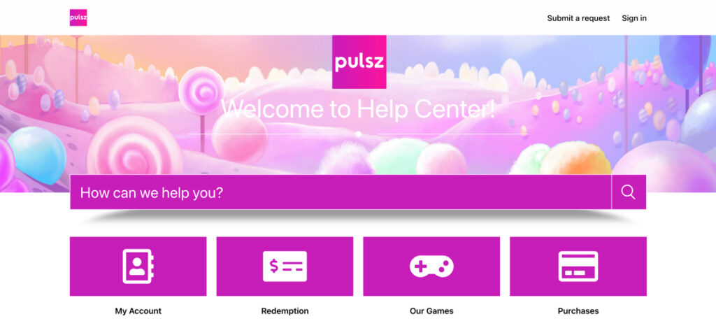 Pulsz help center for customer support