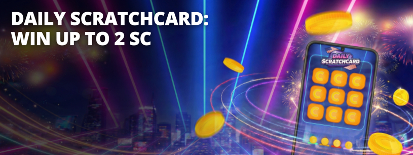 Coinz.us daily scratch card promotion