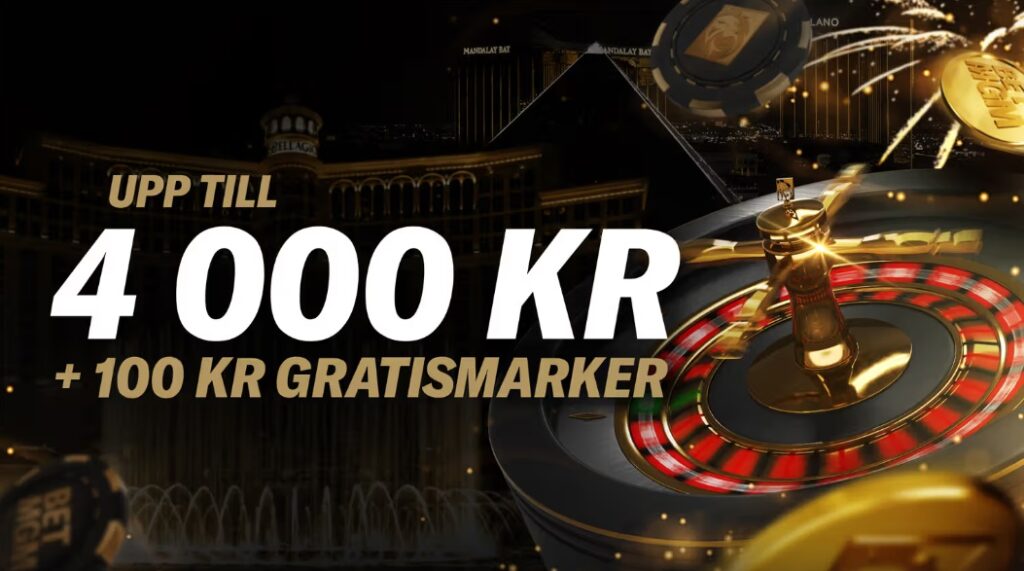 Live Casino BetMGM Sverige Bonus