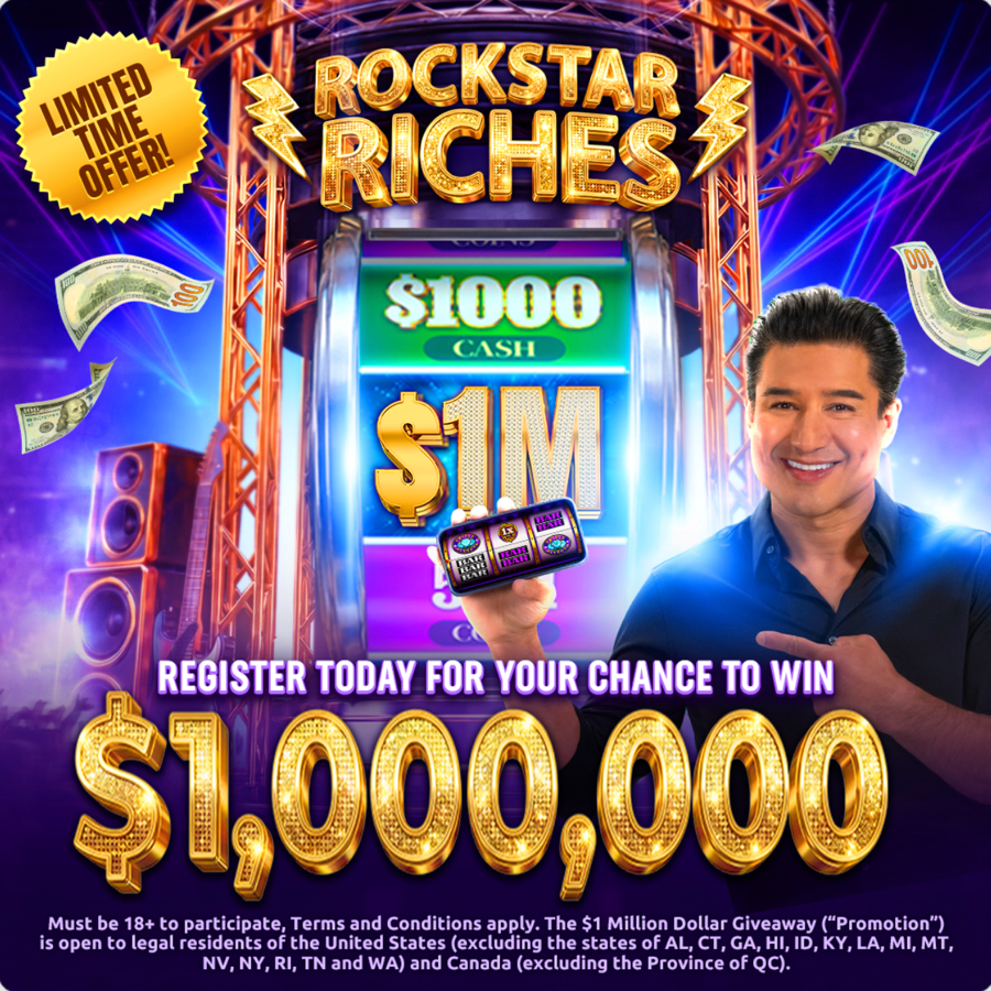 Hard Rock Jackpot Planet $1 Million Giveaway promotional banner