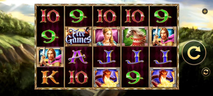 Golden Knight slot game on High 5 Casino