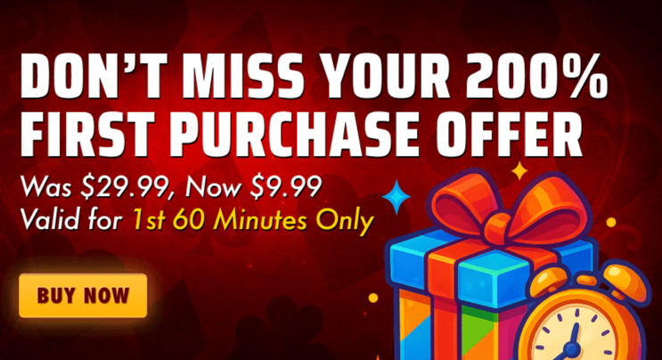 Rolla Casino first-purchase bonus offer for new players