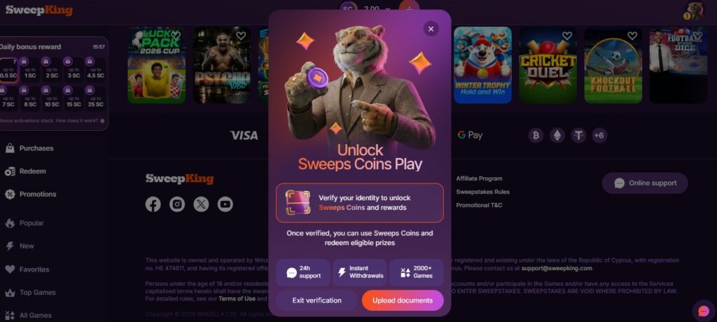 SweepKing Casino