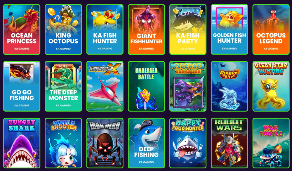 ThrillCoins' fish shooting games