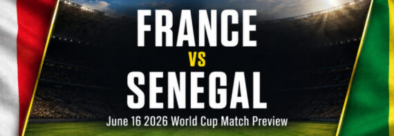 France vs Senegal on June 16 – World Cup Group I