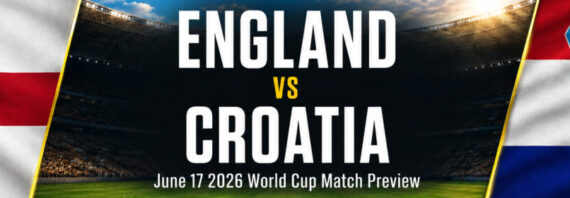 England vs Croatia on June 17 – World Cup Group L