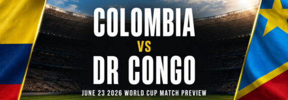 Colombia vs DR Congo June 23 World Cup Group L