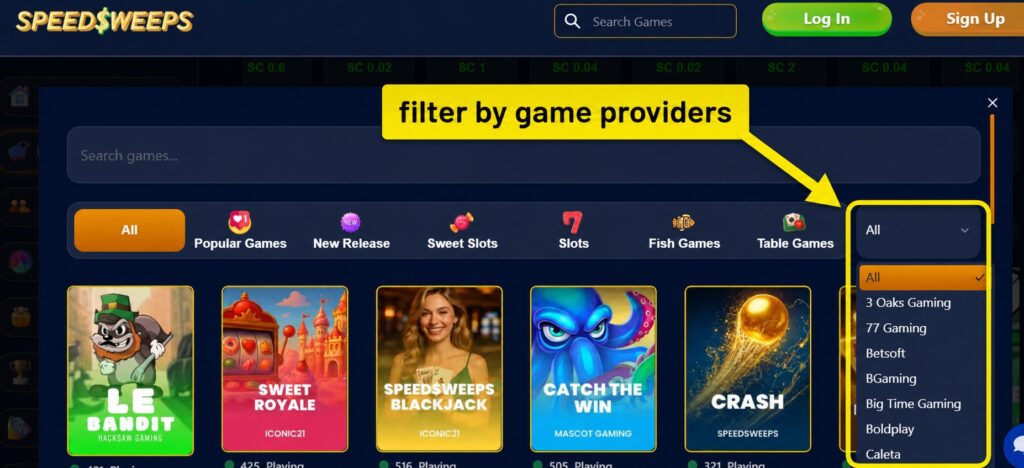 SpeedSweeps Casino