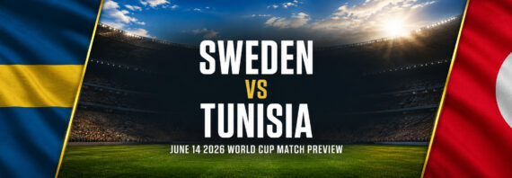 Tunisia vs Sweden on June 14 – World Cup